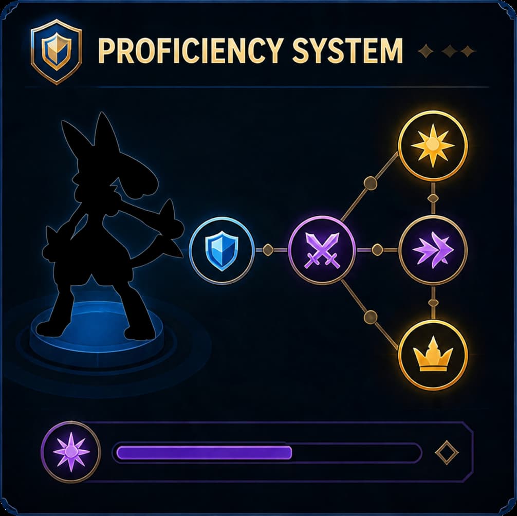 Proficiency system illustration